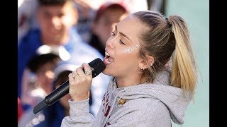 Miley Cyrus Performs The Climb at March for Our Lives