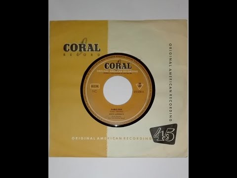 STEVE LAWRENCE  "Fabulous"  Deutsche CORAL 1957