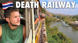THAILAND'S $3 TRAIN ON THE DEATH RAILWAY 🇹🇭 BANGKOK TO KANCHANABURI