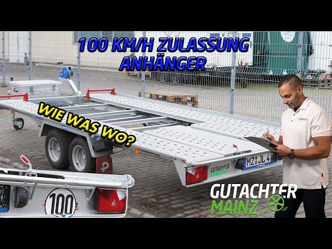 Explainer – Expert Mainz – 100 km/h approval of a trailer * Calculating the towing vehicle