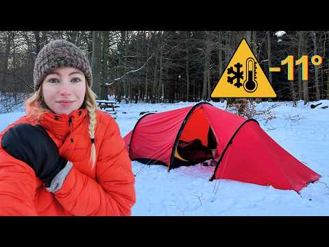 SOLO Camping in EXTREME COLD - More Than My Gear Could Handle
