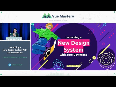 Launching a New Design System With Zero Downtime by Sean O'Donohue & Cecy Correa | VueConf US 2020