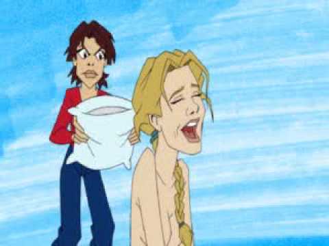 Lolle stopft sarah kissen in den mund