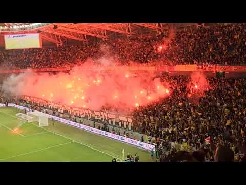 Beitar Jerusalem one of the best fans in Israel ("The Menorah" The Candelabrum)