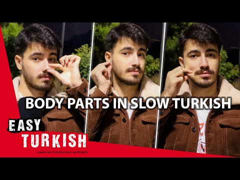 Body Parts: How to Describe Your Body in Slow Turkish | Super Easy Turkish 74