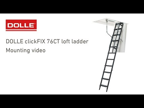 Loft ladder clickFIX® thermo comfort - see installation movie