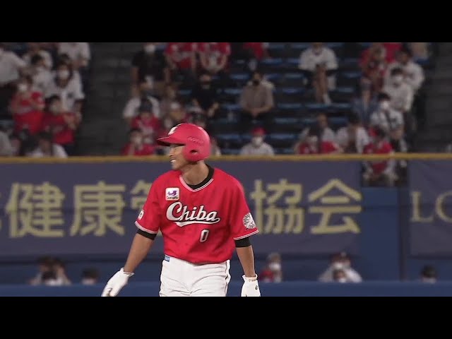 【3回裏】マリーンズ・荻野貴司 先制のタイムリーヒットを放つ!! 2021年9月30日 千葉ロッテマリーンズ 対 オリックス・バファローズ