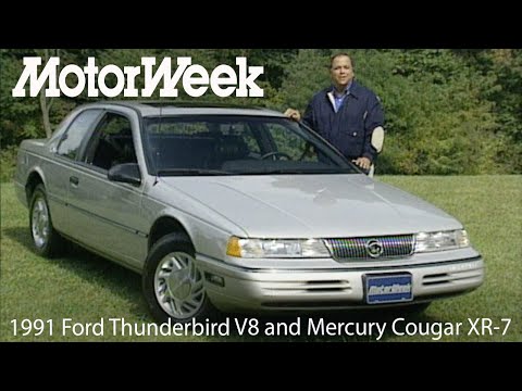 Thumbnail for 1991 Ford Thunderbird V8 and Mercury Cougar XR7 | Retro Review by Mercury Cougar