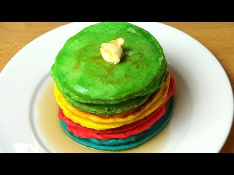 Rainbow Pancakes | One Pot Chef