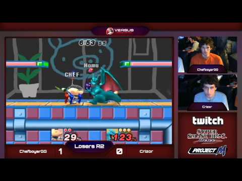 VS Weekly 7/30/14 - Losers R2 - ChefboyarGG (Olimar) vs Crizor (Charizard) - Project M
