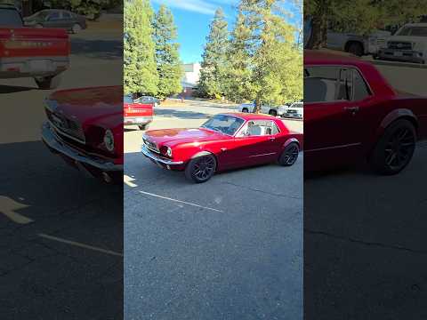 Guy converts ‘66 Mustang into a Tesla