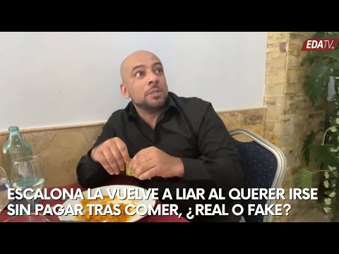 Esto es lo que ocurre cuando Borja Escalona trata de marcharse SIN PAGAR de un restaurante