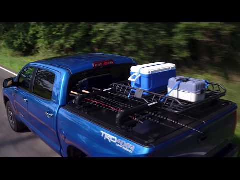 RetraxONE XR Matte Black Ret retractable Truck Bed Cover with Integrated Rack System - Quick Overview