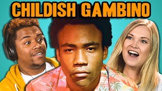 ADULTS REACT TO CHILDISH GAMBINO (ft. Eliza Taylor)