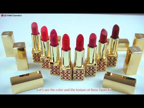 SWATCH SON WHOO VELVET LIP ROUGE - MÀU SON NÀO PHÙ HỢP VỚI BẠN?