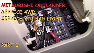 Mitsubishi Outlander: Service 4wd / Air Bag light - PART I