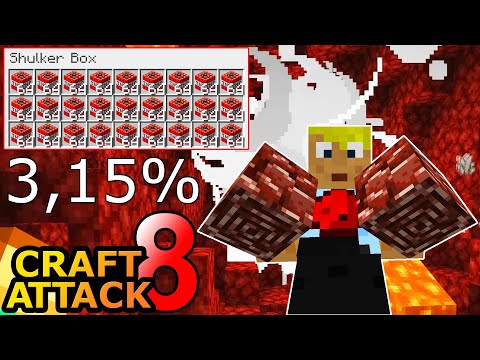 3.15% of the Full NETHERITE Beacon completed! Tons of TNT! - Minecraft Craft Attack 8 #99