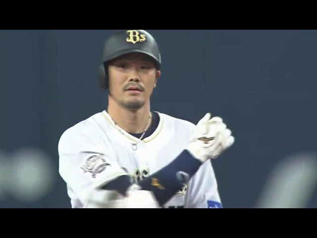 【6回裏】バファローズ・T-岡田 今日3本目のヒットは反撃のタイムリー!! 2017/9/5 Bs-H