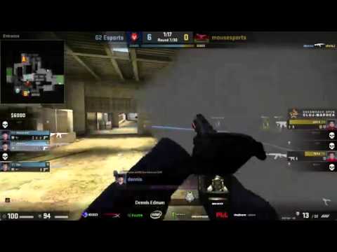 Kluj: G2 vs Mouz - NiKo Wallhack