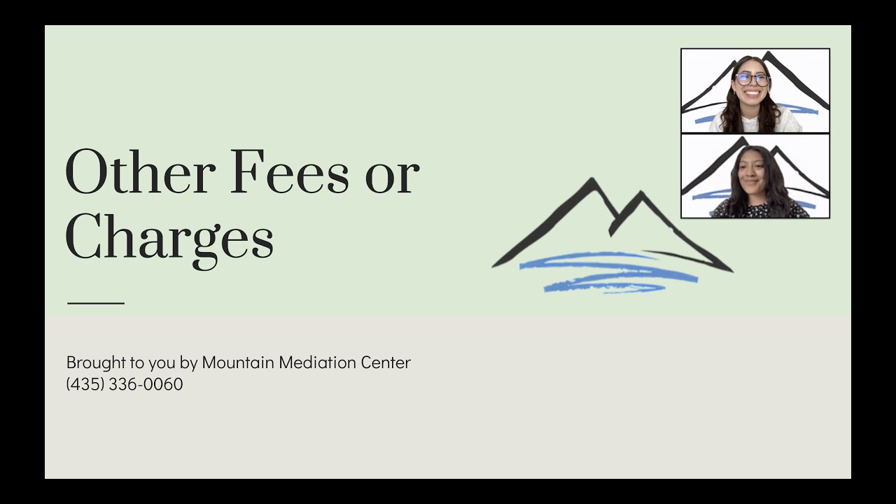 7- Other Fees or Charges