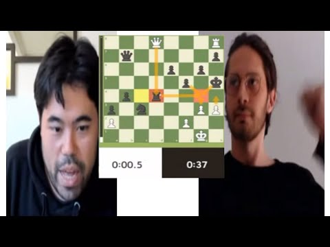 Hikaru Nakamura VS Jules Moussard. 0-1. Rapid Chess Championship KO