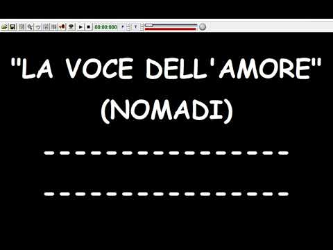 Nomadi - La voce dell'amore  (Karaoke Devocalizzata)