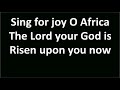 Jabulani Africa Rejoice Africa