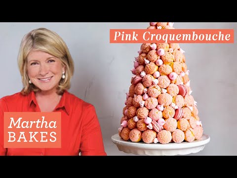 Martha Stewart's Pink Croquembouche | Martha Bakes Recipes | Martha Stewart Living