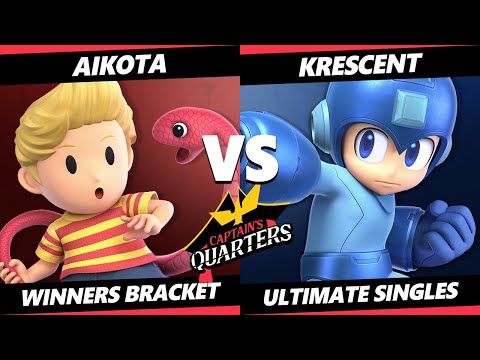 Captain's Quarters 4 Winners Bracket - Aikota (Lucas) Vs. Krescent (Mega Man) SSBU Singles
