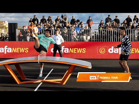 USA Teqball Tour - Los Angeles | Men's Doubles, Highlights | D.Correia, L.Pilic vs F.Diaz, J.Barreto