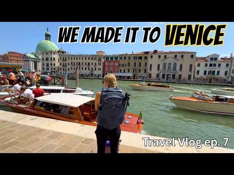Arriving in Venice by High Speed Rail | Our first day exploring (vlog ep 7)