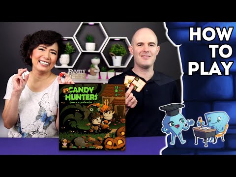 Candy Hunters - How to Play Board Game. With Stella and Tarrant