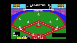 Konami's Baseball MSX