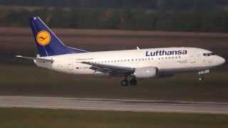 preview picture of video 'Lufthansa Boeing 737 - Landing and Take Off From Leipzig/Halle Airport'