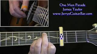 James Taylor One Man Parade Intro Guitar Lesson