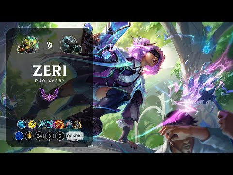 Zeri ADC vs Senna - EUW Master Patch 13.18