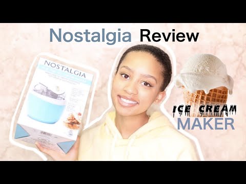 Nostalgia Ice Cream Maker Review (ICM500BLUE)
