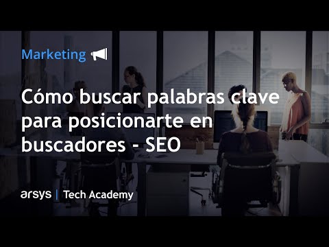 Webinar: CÓMO BUSCAR PALABRAS CLAVE para POSICIONAR una página web