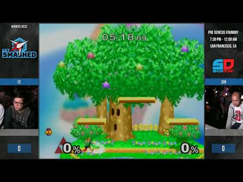 Get Smashed: Pre-Genesis 5 - Winner Ro32: gaR (Sheik) vs Ed (Fox)