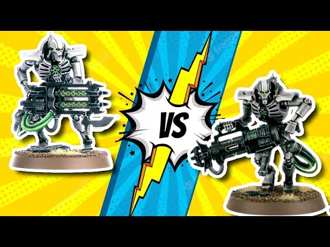 Necron Immortal Best Weapon in 10th: Gauss Blasters or Tesla Carbines?