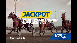 Video-Vorschau zur V75® Jackpot am 17.07.2021 in Årjäng - powered by „Jörns swedish racing world“