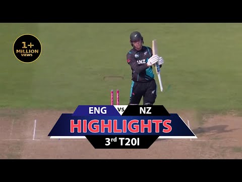 3rd T20I | Highlights | New Zealand Tour Of England | 3rd September 2023