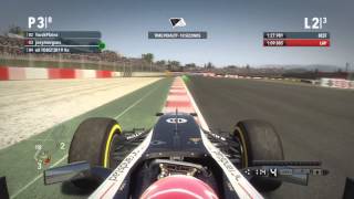 F1 2012 │ GLITCH on Catalunya!!! ~Good Job Codemasters~