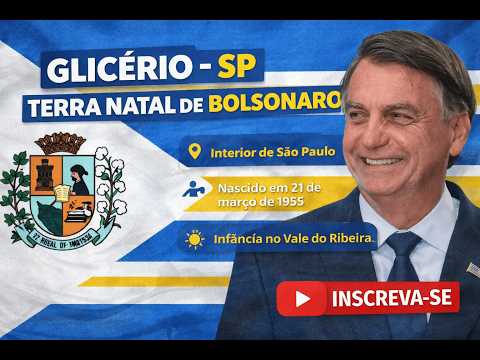 CIDADE DE GLICÉRIO - SP | A Cidade Onde Bolsonaro Nasceu e Suas Curiosidades