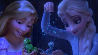 Queen 👑 Elsa Anna ❄🍁 and Rapunzel  watsaap