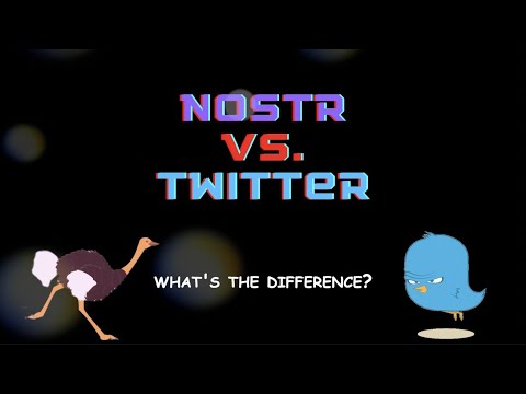 NOSTR vs Twitter: What's the Difference? video thumbnail