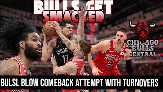 🚨HEARTBREAK IN BROOKLYN | Bulls Blow 20-Point Deficit Comeback Attempt vs Nets | LIVE Postgame