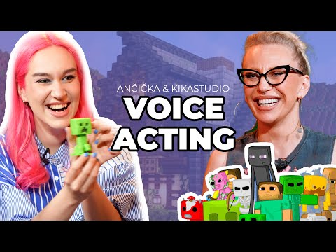ANČIĆKA & KIKASTUDIO - Davala sam prvi put glas za MINECRAFT film! | EP. 17