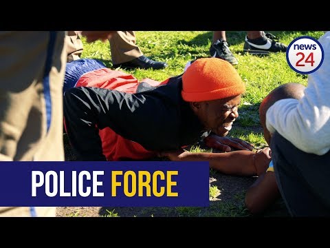 WATCH: Sweat and tears as thousands vie for metro cop jobs