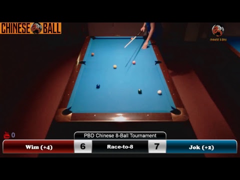 PBD Chinese 8-Ball Tournament Wim vs Jok